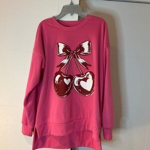 Grace + Emma Cherries Top
